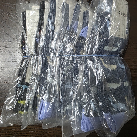 Men's Blue and Black Dress Socks - Picture 5 of 5